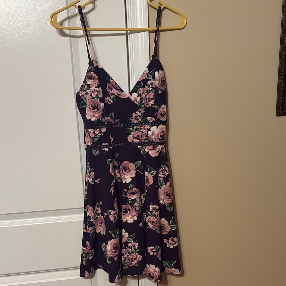 Floral Spaghetti Strap Dress